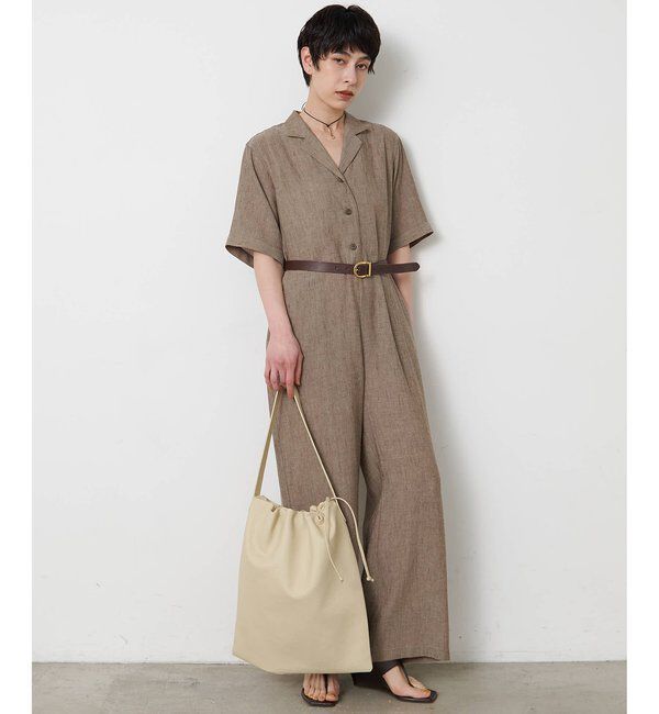 THE PAUSE「【THE PAUSE】リネン混カイキンジャンプスーツ」|ワンピース|
