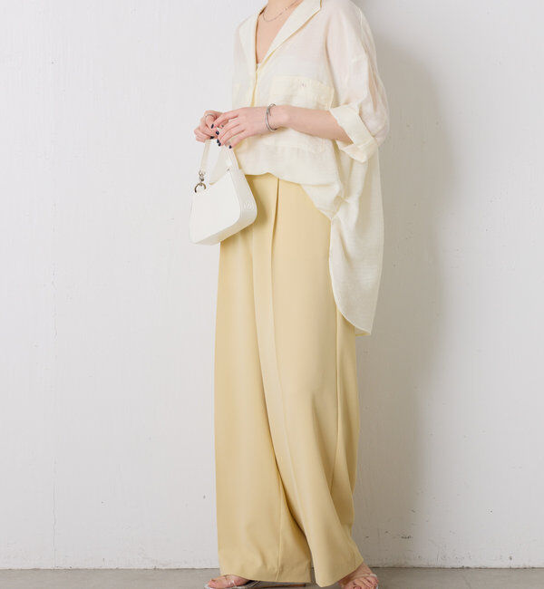  「ジャージワイドパンツ」|チノ|