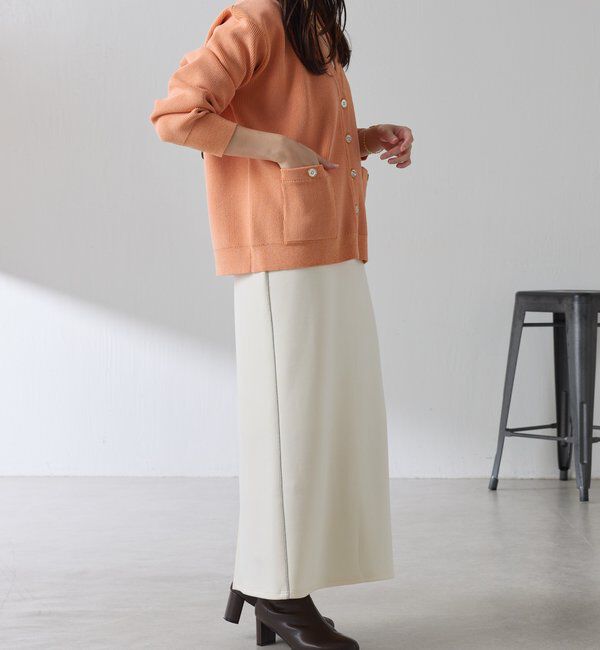  「ツヤボタンカーディガン」|ニット・セーター|