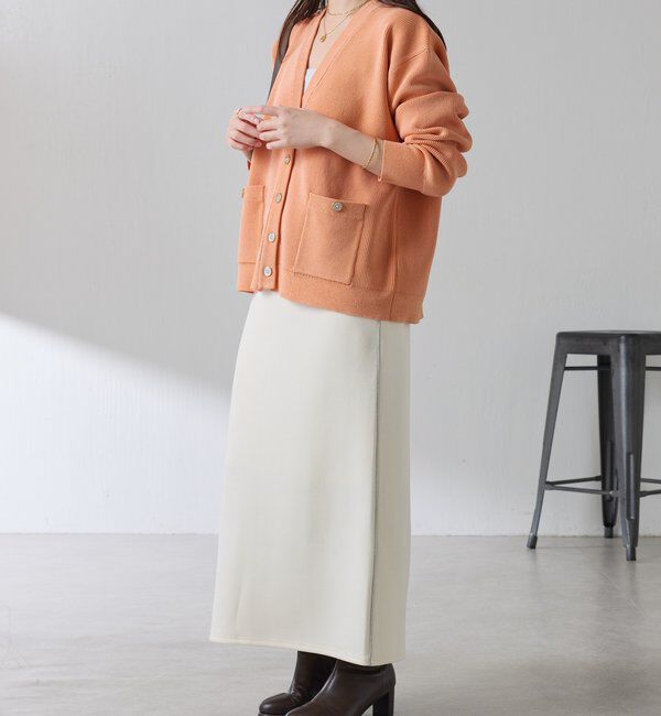  「ツヤボタンカーディガン」|ニット・セーター|