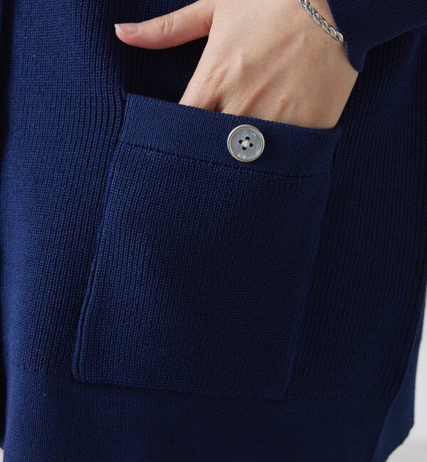  「ツヤボタンカーディガン」|ニット・セーター|