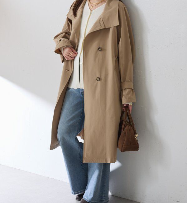  「【手洗いできる/撥水/軽量/ストレッチ】撥水スタンドネックコート」|その他|