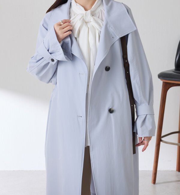  「【手洗いできる/撥水/軽量/ストレッチ】撥水スタンドネックコート」|その他|