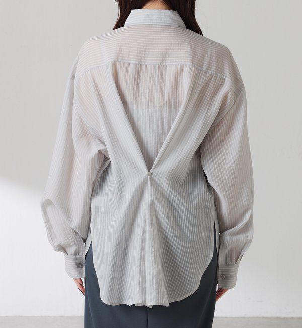  「シアーストライプシャツ」|シャツ・ブラウス|