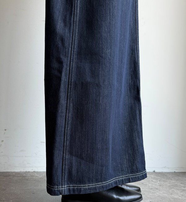  「【WEB限定】デニムジャンスカ」|ワンピース|