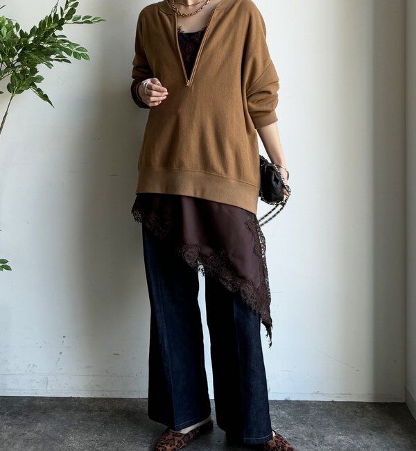  「アシメレースキャミ」|シャツ・ブラウス|