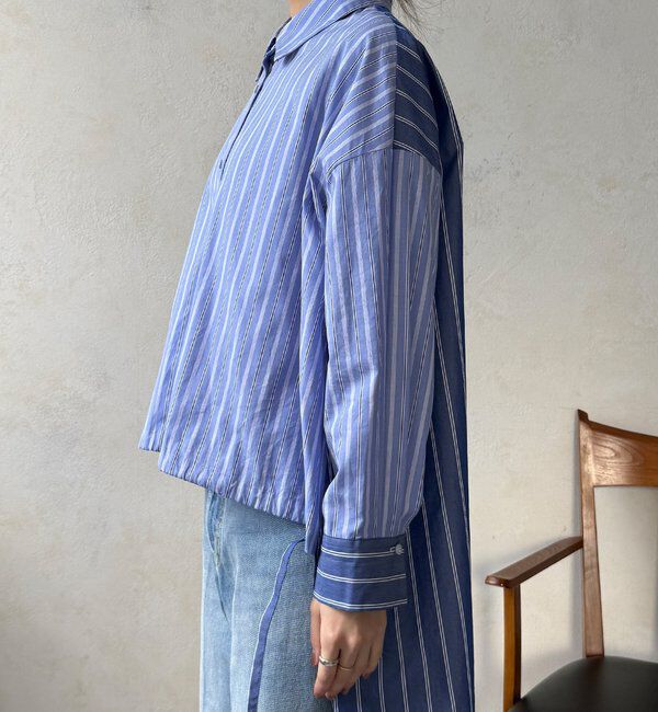  「【WEB限定】クレイジーパターンストライプシャツ」|シャツ・ブラウス|