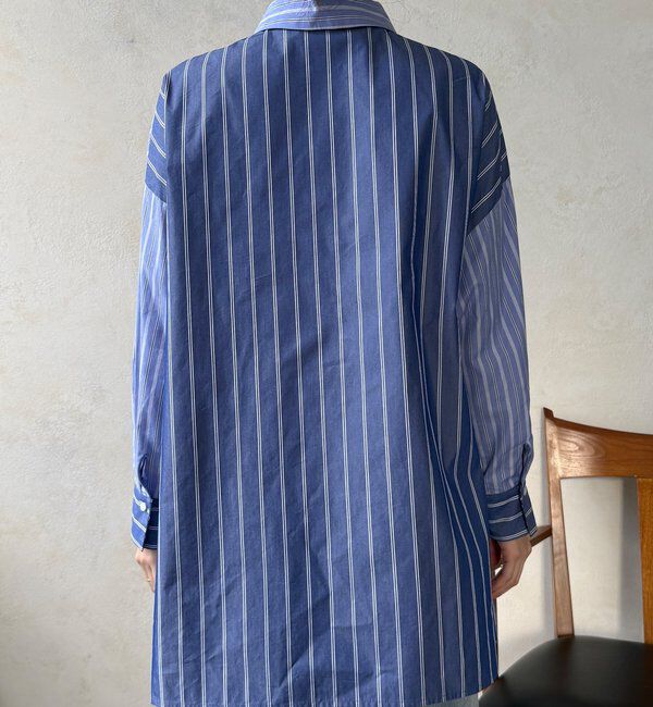  「【WEB限定】クレイジーパターンストライプシャツ」|シャツ・ブラウス|