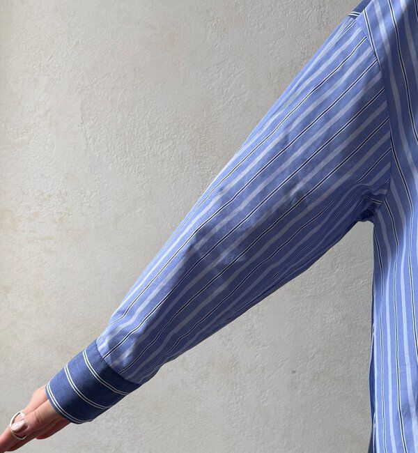  「【WEB限定】クレイジーパターンストライプシャツ」|シャツ・ブラウス|