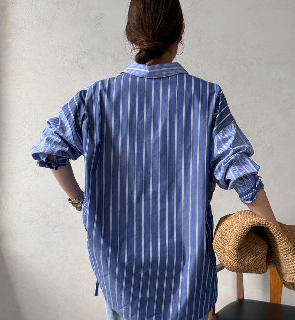  「【WEB限定】クレイジーパターンストライプシャツ」|シャツ・ブラウス|
