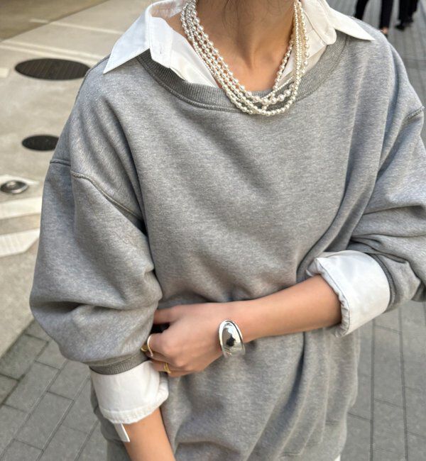  「【インフルエンサーOKOCHI企画】リバーシブルロゴスウェット」|Tシャツ・カットソー|