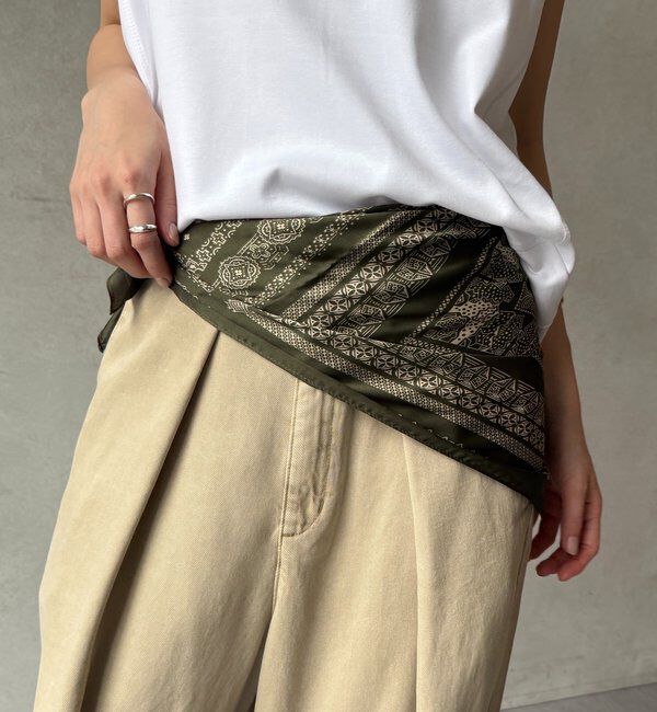  「ペイズリー柄スカーフ」|マフラー|