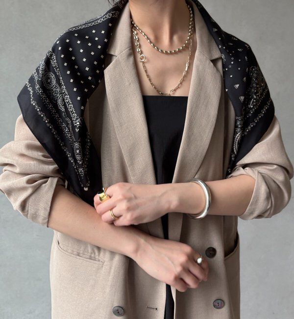  「ペイズリー柄スカーフ」|マフラー|