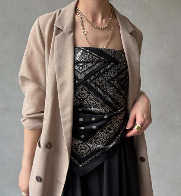  「ペイズリー柄スカーフ」|マフラー|