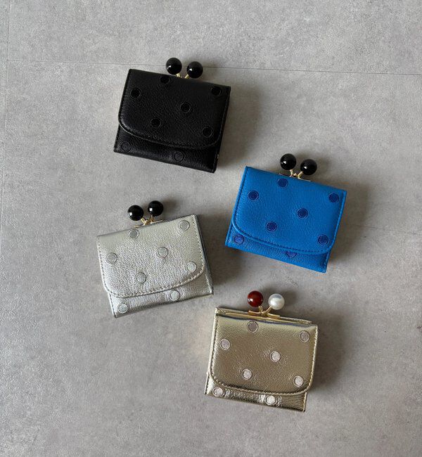  「【WEB限定】アクリル玉3つ折りウォレット」|その他|