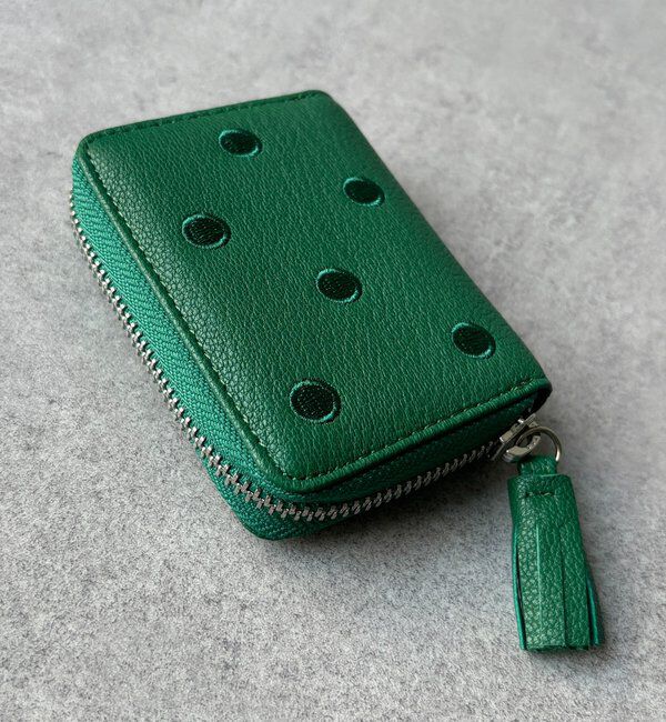  「【WEB限定】ドット刺繍ジャバラチャームウォレットショルダー」|その他|