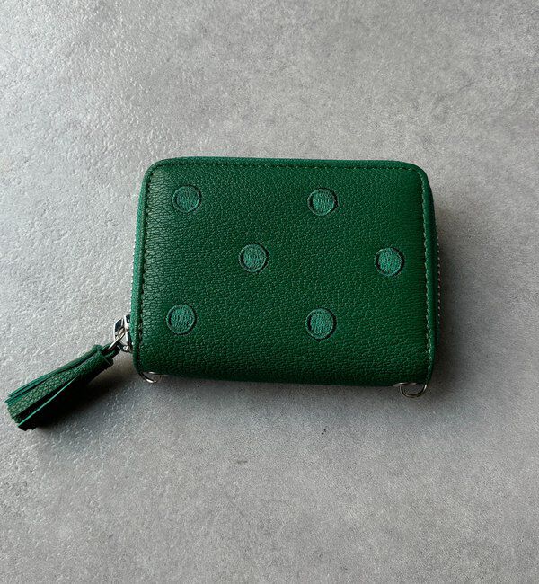 「【WEB限定】ドット刺繍ジャバラチャームウォレットショルダー」|その他|