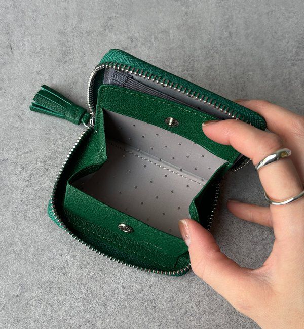  「【WEB限定】ドット刺繍ジャバラチャームウォレットショルダー」|その他|