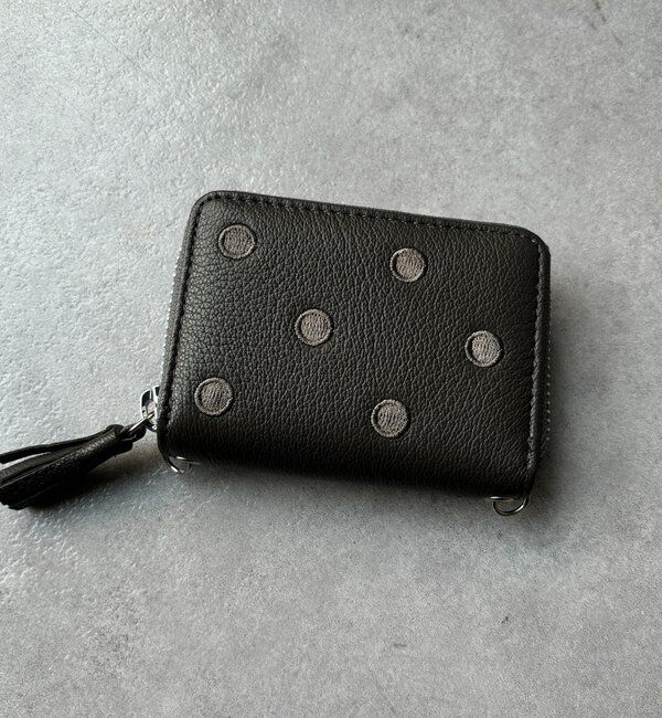  「【WEB限定】ドット刺繍ジャバラチャームウォレットショルダー」|その他|