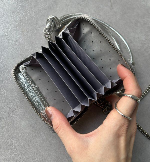  「【WEB限定】ドット刺繍ジャバラチャームウォレットショルダー」|その他|