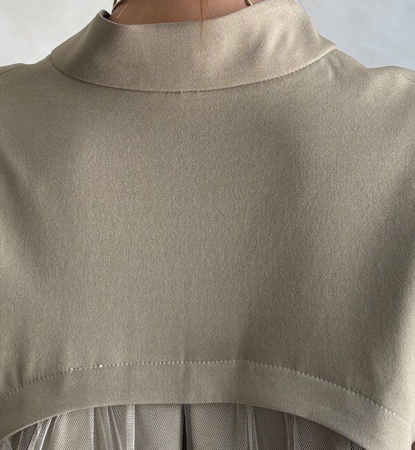  「【WEB限定】バックチュール重ねベスト」|ベスト・ジレ|