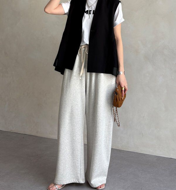  「【WEB限定】バックチュール重ねベスト」|ベスト・ジレ|