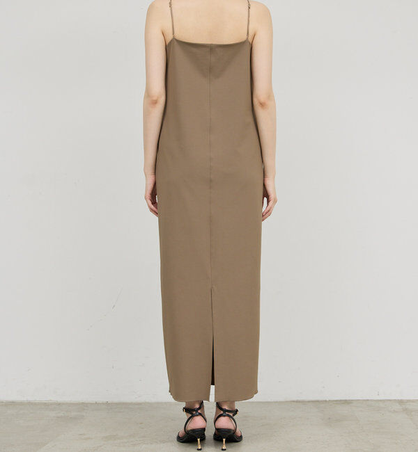  「【3サイズ展開】ストレッチマキシキャミワンピース」|ワンピース|