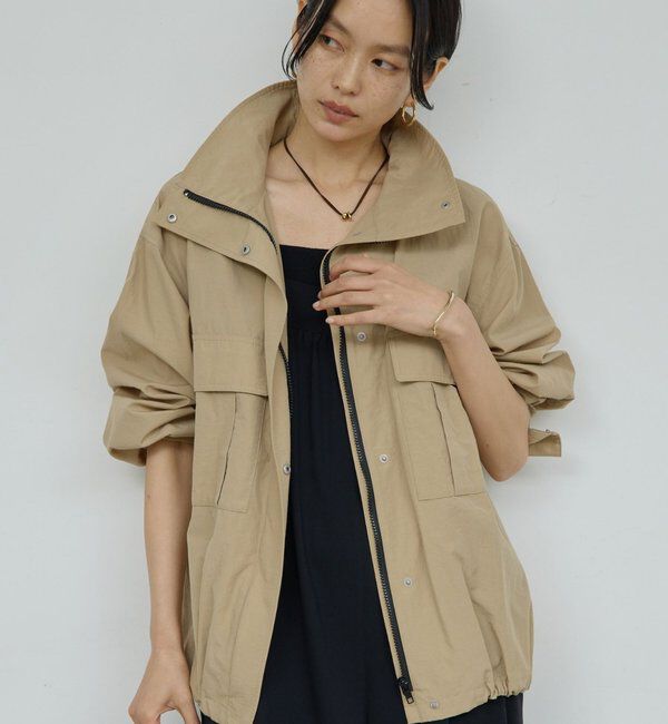  「【CHIKAコラボ】ハイカラーブルゾン」|ブルゾン・スタジャン|