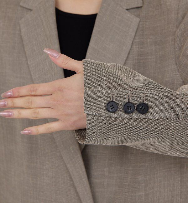  「シアーメッシュジャケット」|テーラードジャケット|