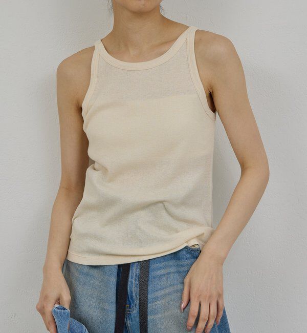  「【PEAS】カバーテレコタンク」|Tシャツ・カットソー|