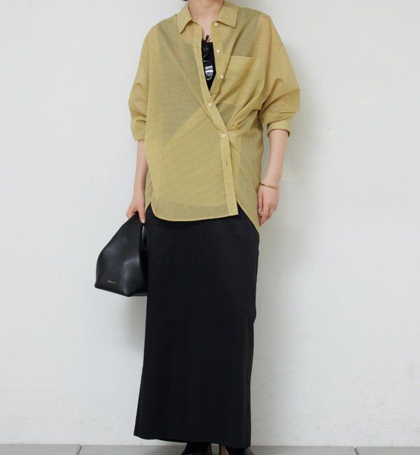  「【2WAY】カシュクールローンシャツ」|シャツ・ブラウス|