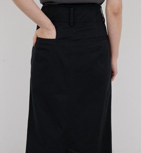  「【CHIKAコラボ】チノストレッチスカート」|スカート|