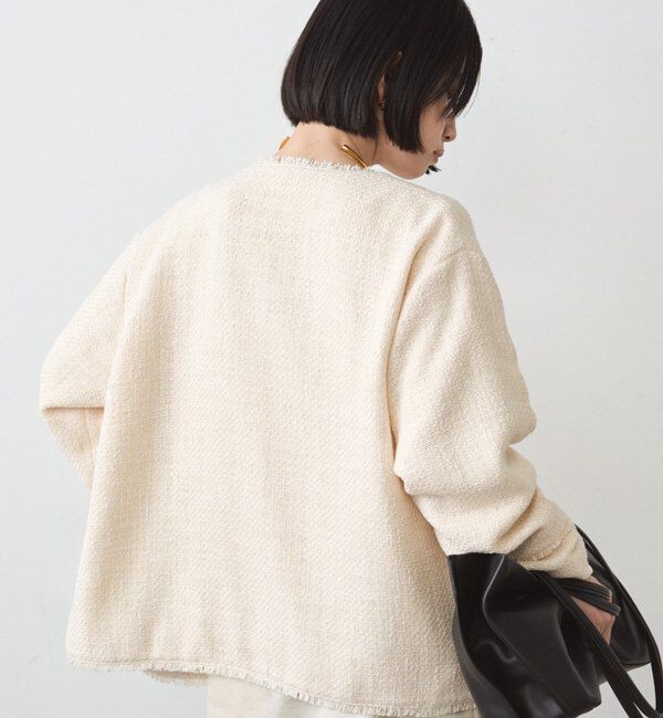  「ファンシーツイードジャケット」|ベスト・ジレ|