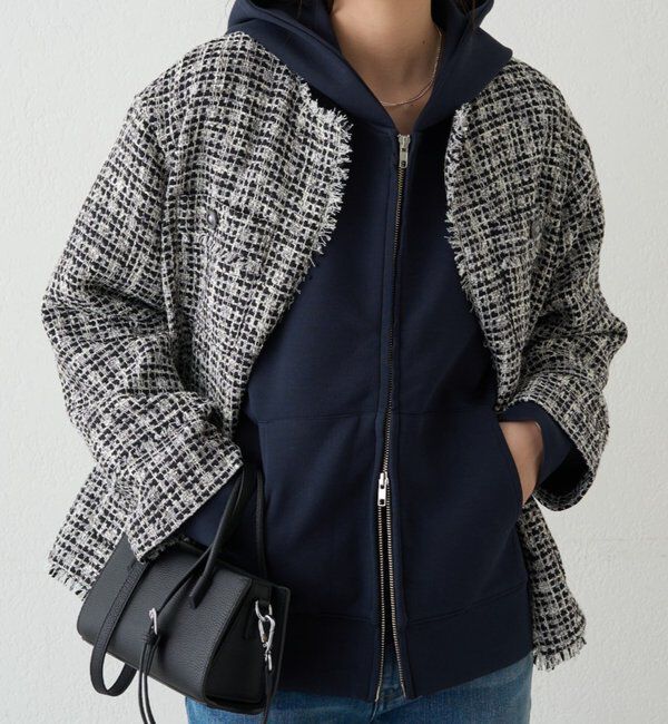  「ファンシーツイードジャケット」|ベスト・ジレ|