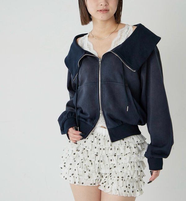  「ビッグカラージップオフショル」|Tシャツ・カットソー|