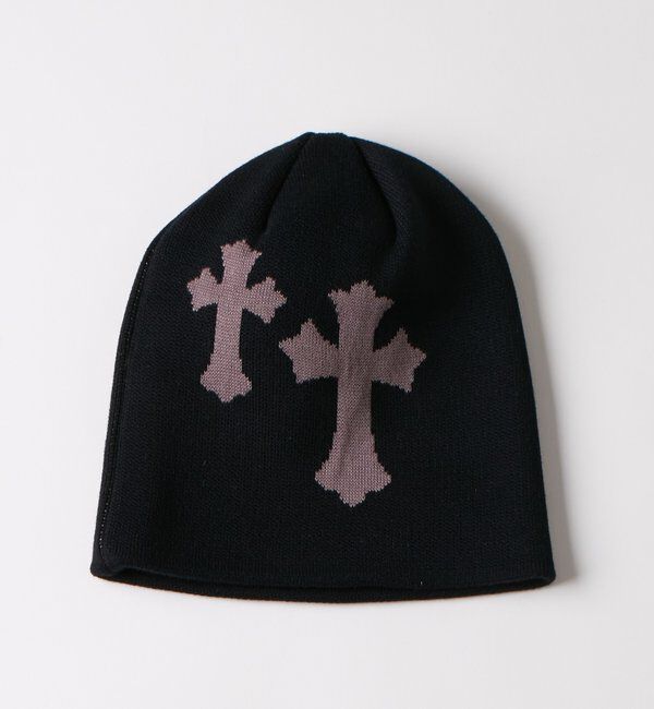  「クロスロゴビーニー」|ハット|ブラック