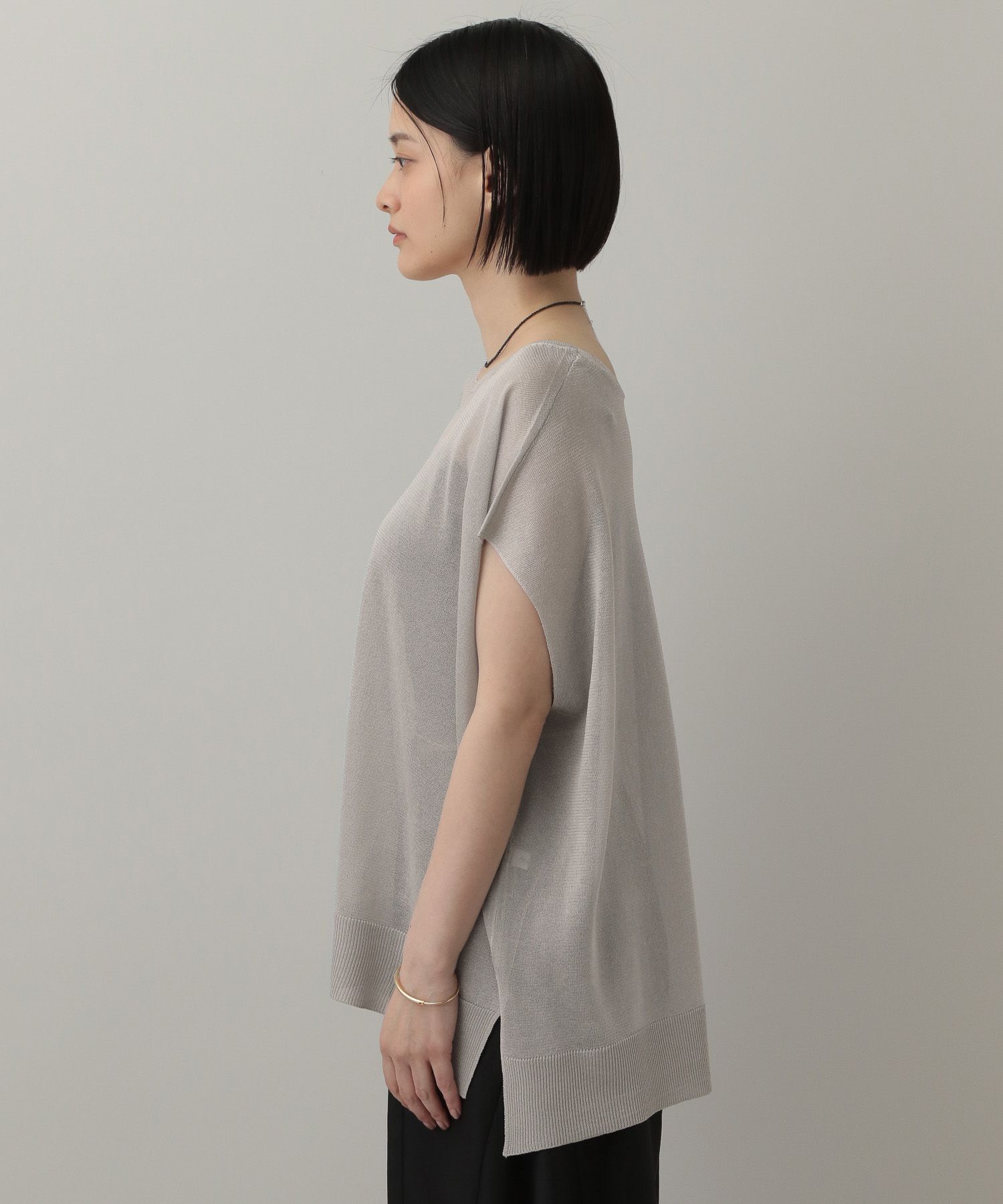 A part by 「【WEB限定】ラメシアーノースリニットプルオーバー」|ニット・セーター|