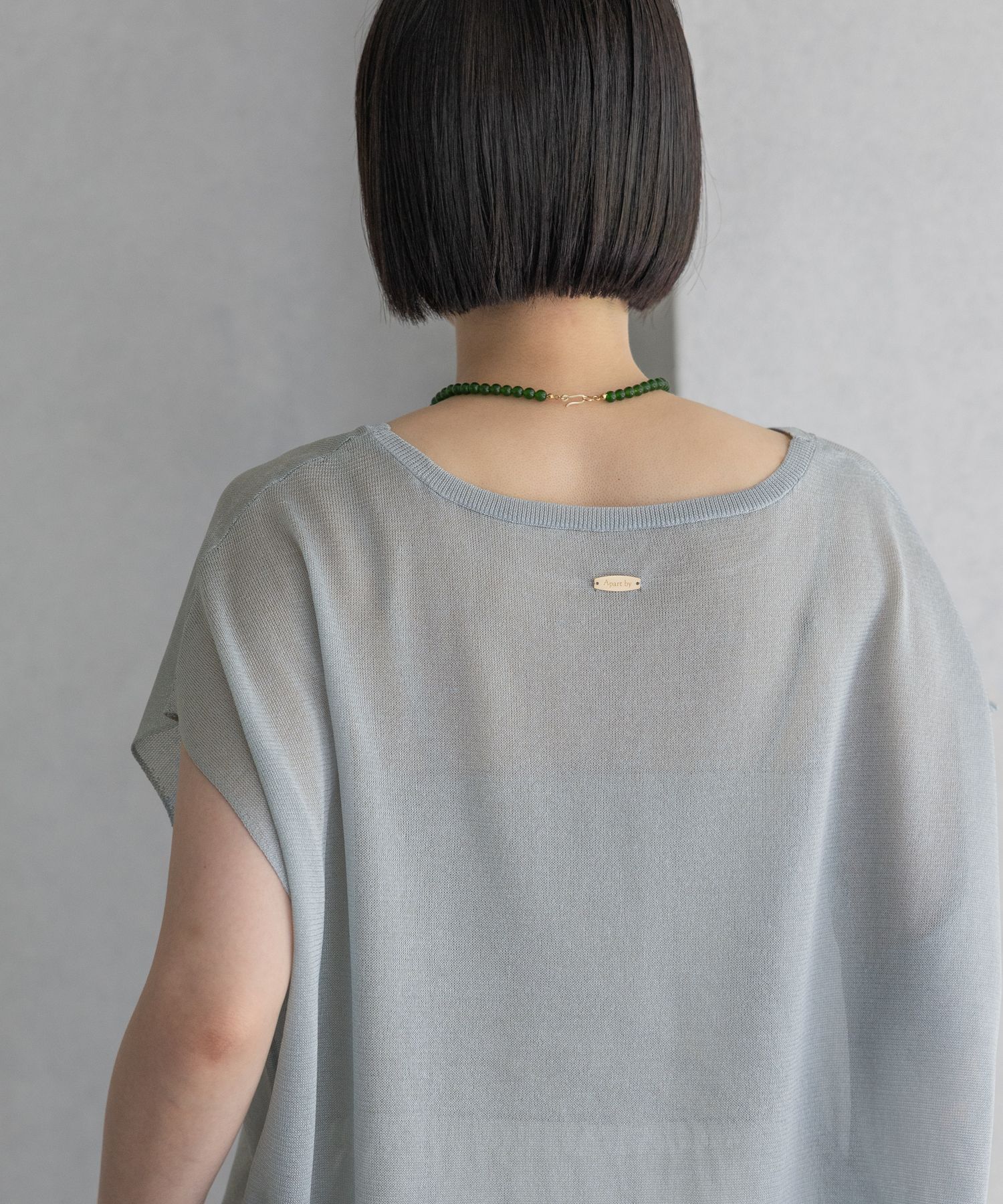 A part by 「【WEB限定】ラメシアーノースリニットプルオーバー」|ニット・セーター|