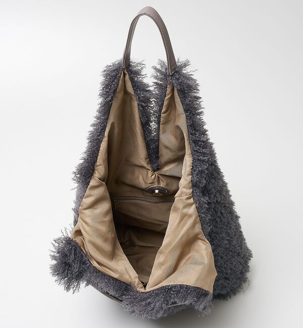 collex「【WEB限定】Vラインフェイクファートートバッグ」|トートバッグ|