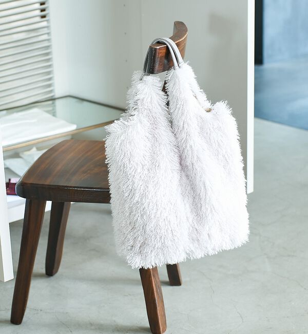 collex「【WEB限定】Vラインフェイクファートートバッグ」|トートバッグ|