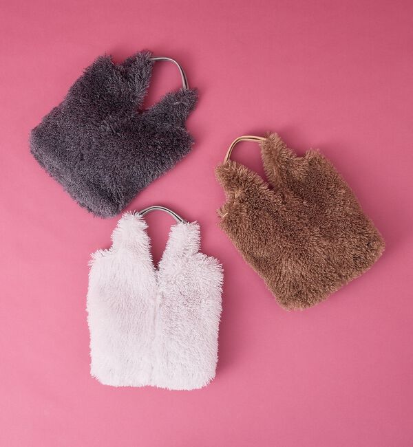 collex「【WEB限定】Vラインフェイクファートートバッグ」|トートバッグ|