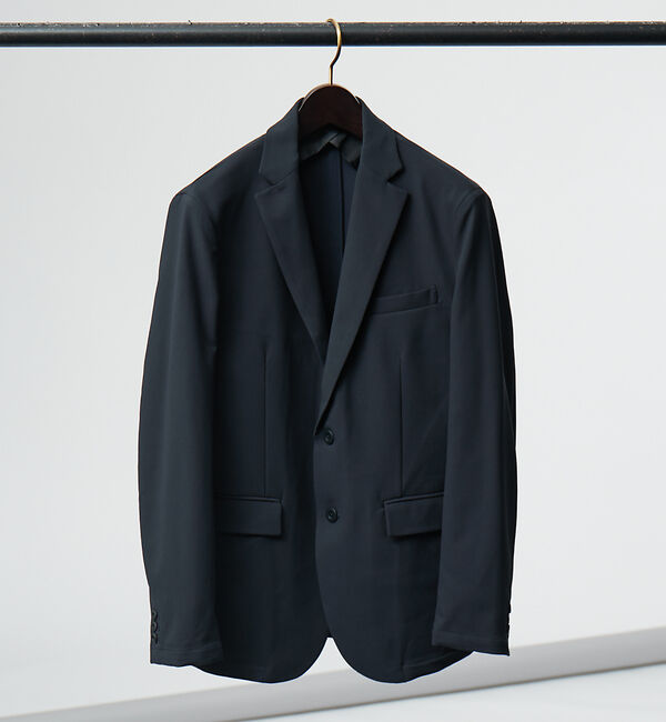 ABAHOUSE「【セットアップ対応/SOLOTEX】4WAYストレッチ ジャケット」|テーラードジャケット|ネイビー