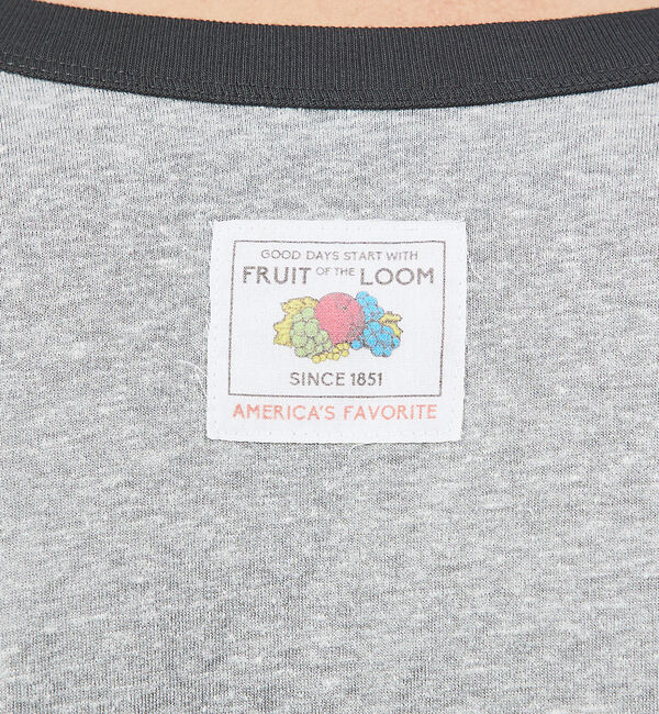 ABAHOUSE「【FRUIT OF THE LOOM】リンガー クルーネック ショートスリーブ」|Tシャツ・カットソー|