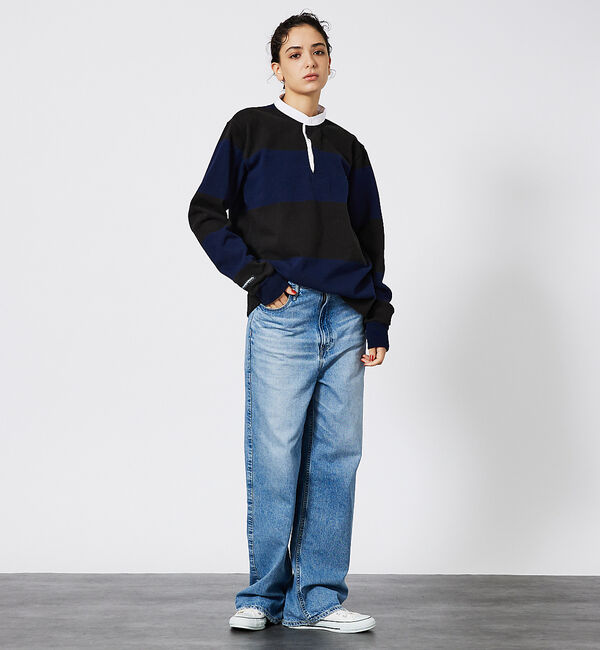 ABAHOUSE「【BARBARRIAN / バーバリアン】HENLEY NECK/ヘンリーネック」|Tシャツ・カットソー|