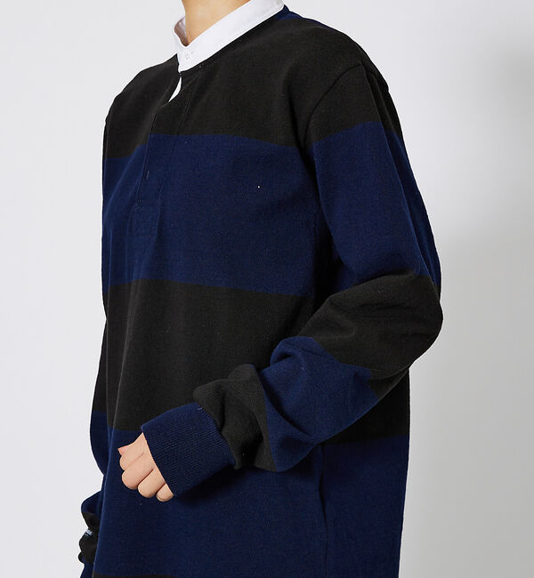 ABAHOUSE「【BARBARRIAN / バーバリアン】HENLEY NECK/ヘンリーネック」|Tシャツ・カットソー|