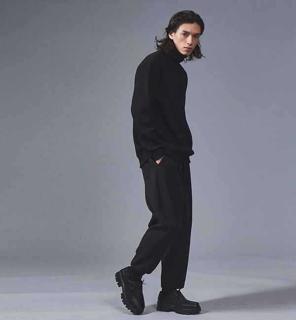 ABAHOUSE「【JEMORGAN/ジェーイーモーガン】ビックワッフル タートルネック カットソ」|Tシャツ・カットソー|