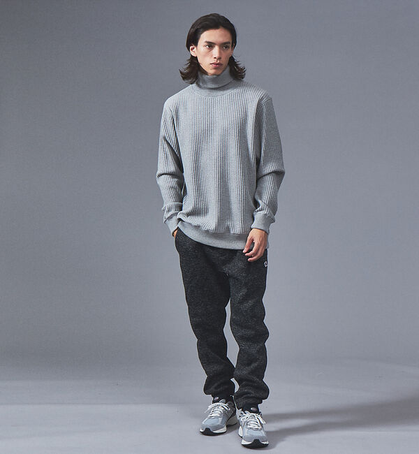 ABAHOUSE「【JEMORGAN/ジェーイーモーガン】ビックワッフル タートルネック カットソ」|Tシャツ・カットソー|