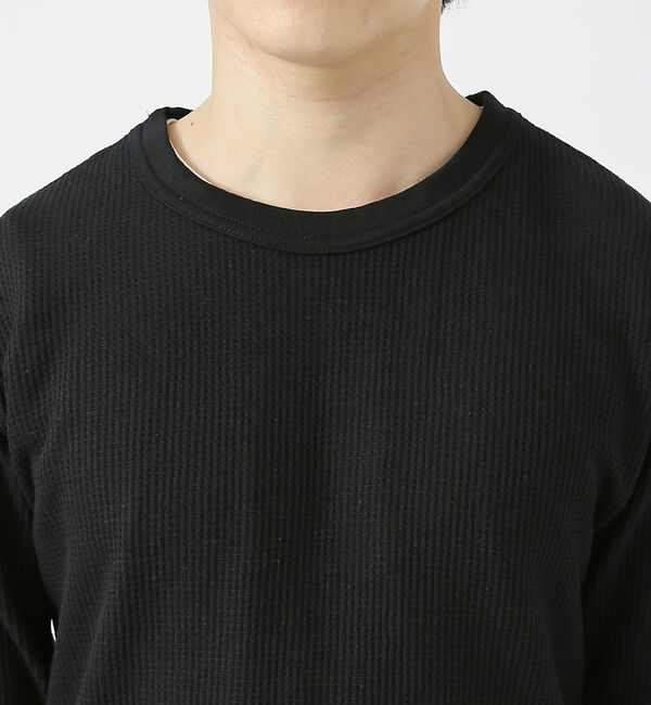 ABAHOUSE「【JEMORGAN/ジェーイーモーガン】ワッフル クルーネック ロングスリーブ」|Tシャツ・カットソー|