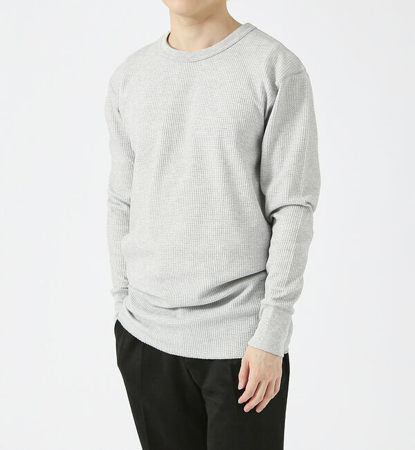 ABAHOUSE「【JEMORGAN/ジェーイーモーガン】ワッフル クルーネック ロングスリーブ」|Tシャツ・カットソー|