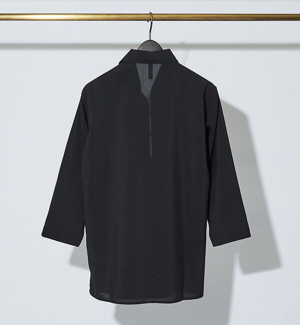 ABAHOUSE「【リネンタッチ】カプリ7分袖シャツ」|シャツ・ブラウス|